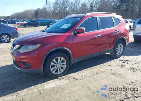 2016 Nissan Rogue Sv z USA, uszkodzony, nr VIN KNMAT2MV4GP625418